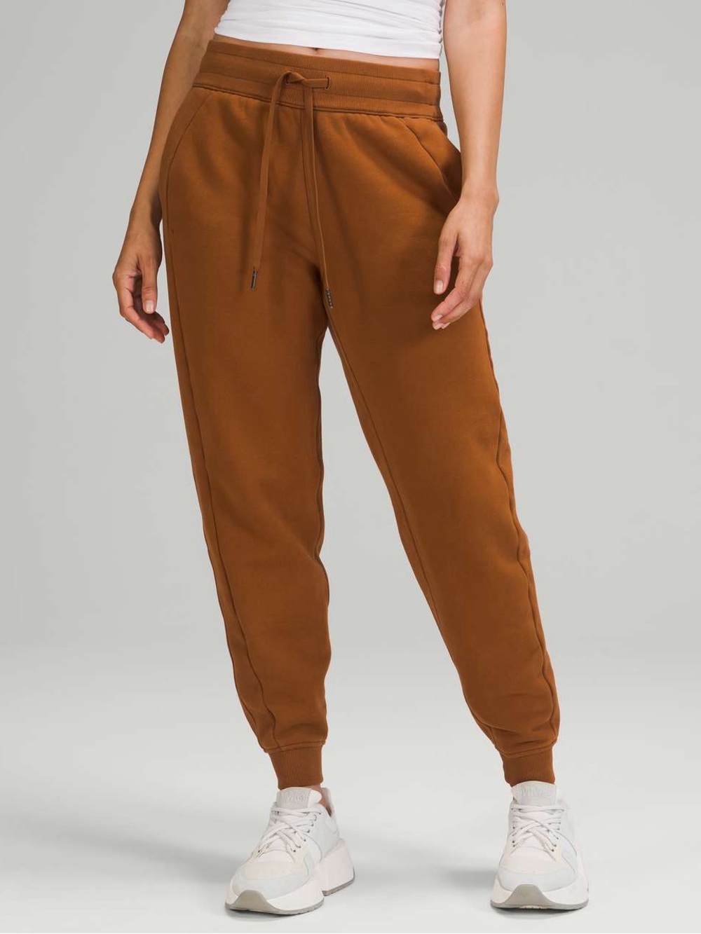 Lululemon High Rise Fleece Jogger Pant 28” in Copper Brown